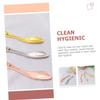 Baluue 4pcs Facial Cream Spoons Cosmetic Spatulas for Eye Cream Lotion and Moisturizers Lightweight Easy to Carry for Travel and Home Use view 2