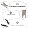 Beatifufu 3pcs Sturdy Stainless Steel Nail Clipper for Grooming and Nail Care for Fingernails and Toenails Portable Design for Travel and Home Use view 2