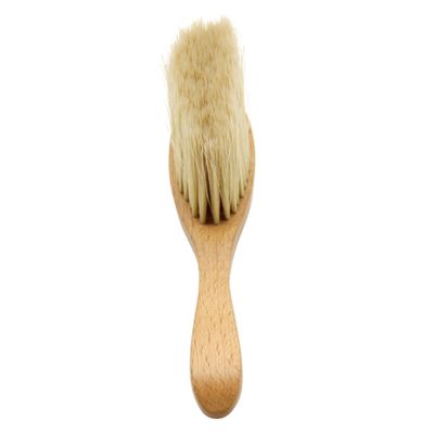 Baluue Barber Neck Duster Brush with Goat Hair Bristles Professional Hair Cleaner for Barbers and Stylists Durable and Skin-friendly Tool