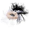 Baluue 2pcs Women's Hair Ties Plume Design Ponytail Holders for Curly Hair for Girls view 1