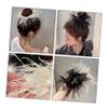 Baluue 2pcs Women's Hair Ties Plume Design Ponytail Holders for Curly Hair for Girls view 3