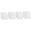 Beatifufu 12pcs Square Face Washcloths Soft Cotton Towels Reusable Makeup Remover Pads for Bath view 1