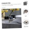 Ipetboom 3pcs Men's Stainless Steel Shaving Bowl Handle and Maker for Shaving Capacity Rustproof Design for Daily Use view 2
