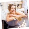 NOLITOY 2pcs Exfoliating Body Scrubber Brush Soft-bristled Handheld Bath Brush for Gentle Cleansing and Massage for Shower and Bathing Use view 2