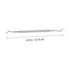 Beatifufu 2pcs Cuticle Spoon Tool Stainless Steel Nail Pusher for Men Women Portable Lightweight Design for Deep Cleaning Dual Nail Care Accessory for Home Salon Use view 3
