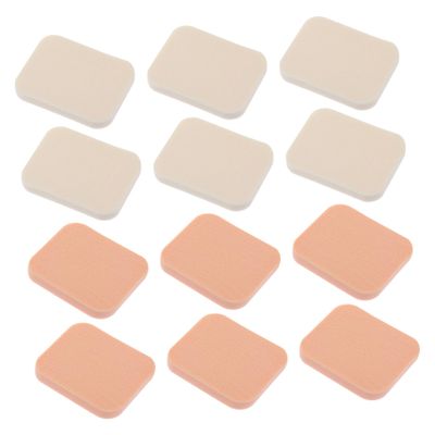 Baluue 12pcs Makeup Puff for Girls Soft Powder Puff for Face Wet Dry Use Shape Tone for Foundation Blush and Concealer Applications