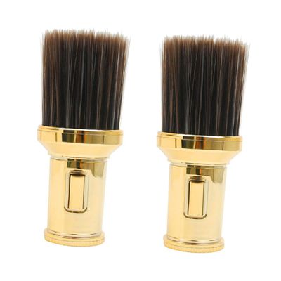 Beatifufu 2pcs Broken Hair Brush for Neck Cleaning Barber Duster Brush Sturdy Bristles for Hair Cutting and Shaving for Salons and Personal Use
