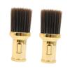 Beatifufu 2pcs Broken Hair Brush for Neck Cleaning Barber Duster Brush Sturdy Bristles for Hair Cutting and Shaving for Salons and Personal Use view 1