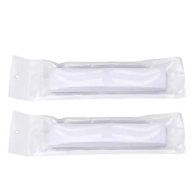 100 Sheet Brow Stencil Stickers Disposable Hygienic Adhesive Eyebrow Template for Brow Shape Makeup Artists (Type B)