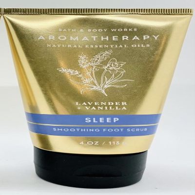 LAVENDER VANILLA AROMATHERAPY SLEEP bath & Body FOOT SCRUB 4 oz