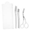 FOMIYES Eyebrow Razor Complete Eyebrow Trimming Kit Scissors Shaper Beauty Tool Kit view 1