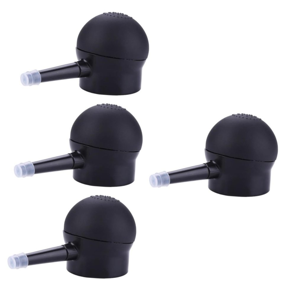 Beatifufu 4pcs Hair Fiber Spray Applicator Tool for Salon Use Precision Nozzle for Even Distribution of Hair Fibers Professional Beauty Accessory