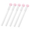 Baluue 5pcs Powder Puff Makeup Sponge Comfortable Foundation Applicator for Skin Soft Round Head Blending Sponges for Daily and Professional Use Pink White Handle view 1