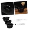 Baluue 3pcs Men Shaving Bowls Bowl for Wet Shaving Portable Design for Home Travel Use Grooming Supply for Barbers and Personal Care view 4