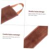 Ipetboom 1pc Back Lotion Applicator Belt for -tanning Body Lotion Application Brown Back Wiping Tool for Reaching Hard Access Areas Includes Scrubber for Skin Care view 2