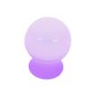 NOLITOY Ice Facial Roller Reusable Silicone Skin Mold for Puffiness Relief and Skin Repair for Face Care and Easy to Use Purple view 1