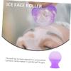 NOLITOY Ice Facial Roller Reusable Silicone Skin Mold for Puffiness Relief and Skin Repair for Face Care and Easy to Use Purple view 3