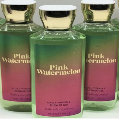 3 PINK WATERMELON Shower Gel bath body 10 oz