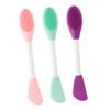SOESFOUFU Silicone Face Cleaning Brush Set 3pcs Multi-Function Manual Facial Cleaner Double Head Skin Cleansing Tool view 1
