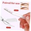 FOMIYES 3sets One Eyebrow Grooming Kit Razor Scissors Trimmer for Women Fashionable Beauty Tool view 2