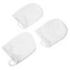 Baluue 3pcs Makeup Removal Gloves Reusable Cleansing Pads Gentle Facial Cleaning Gloves for Day Makeup Removal Soft Washable Exfoliating view 1