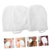 Baluue 3pcs Makeup Removal Gloves Reusable Cleansing Pads Gentle Facial Cleaning Gloves for Day Makeup Removal Soft Washable Exfoliating view 2
