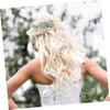 Beatifufu 3pcs Bridal Hair Comb Crystals Elegant Alloy Rhinestone Headdress for Weddings Engagements Special Occasions Green view 2