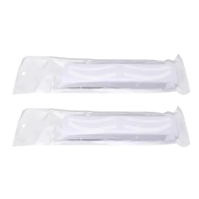 100 Sheet Brow Stencil Stickers Disposable Hygienic Adhesive Eyebrow Template for Brow Shape Makeup Artists (Type C)