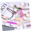 Outanaya 30pcs Double-ended Eyeshadow Applicators Soft Sponge Makeup Brushes for Women Precision Eye Shadow Tool for Travel Parties Weddings Daily Use and More White view 2