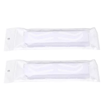 100 Sheet Brow Stencil Stickers Disposable Hygienic Adhesive Eyebrow Template for Brow Shape Makeup Artists (Type A)