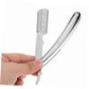 FRCOLOR Razor Blades Holder for Men Sturdy Manual Shaving Tool with Ergonomic Design for Home Use and Family and Friends view 3