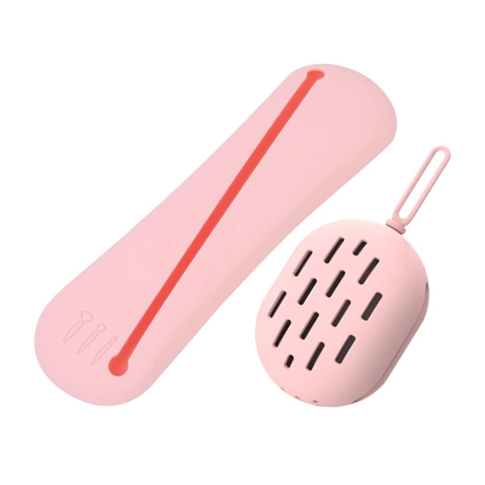Baluue 1set Makeup Brush Holder Cosmetic Sponge Organizer Travel for Efficient Beauty Tool Storage Compact Use