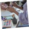 Baluue Portable Talcum Powder Bottle Practical Makeup Powder Storage Easy One-handed Operation Durable Material for Loose view 4