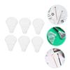 IWOWHERO 6pcs Protector Makeup Brush Covers for Highlighter Cosmetics Reusable and Convenient for Travel Prevents Damage and Deformation view 2