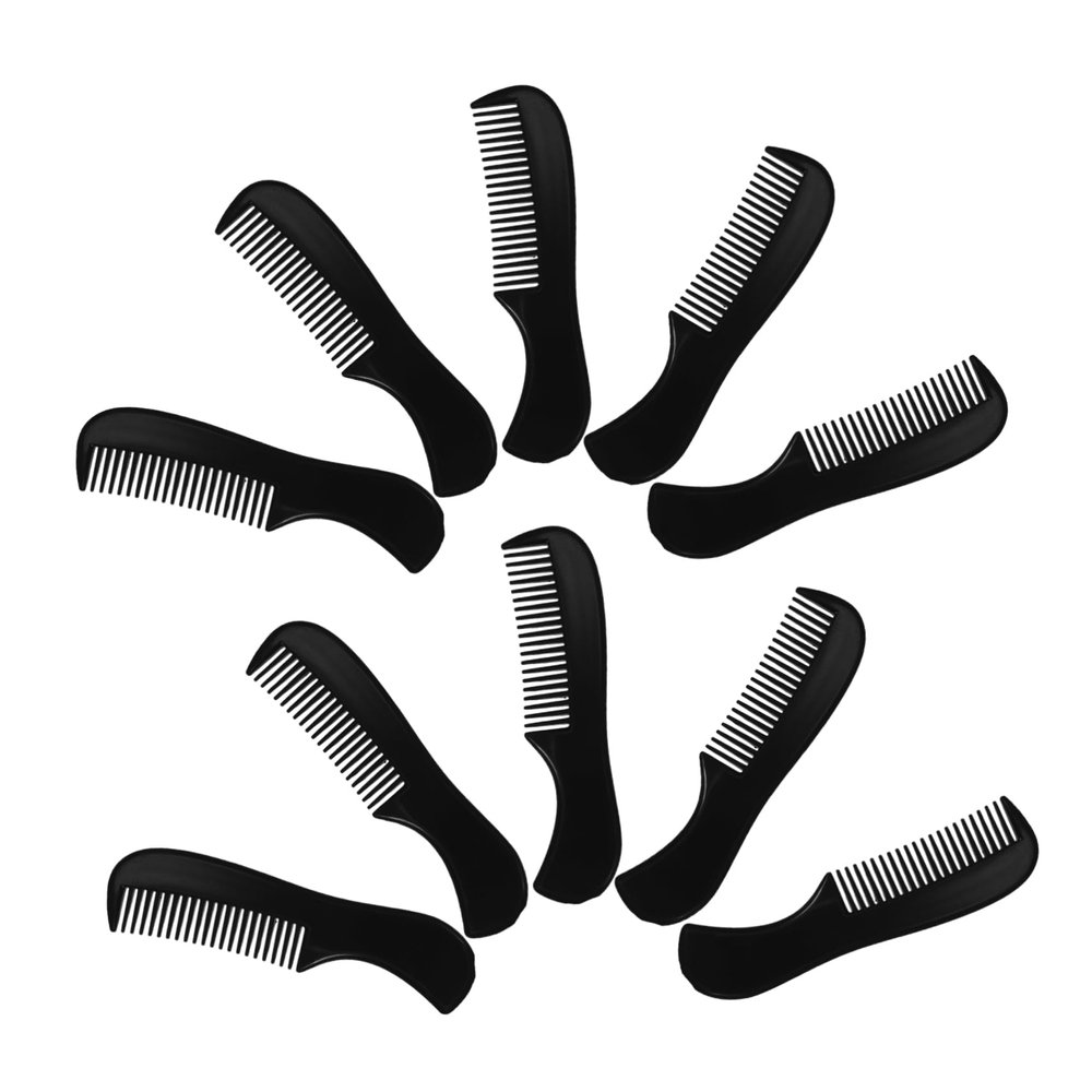 FRCOLOR 10pcs Smooth Grooming Experience Comb for Men's Beard Mustache and Hair Styling