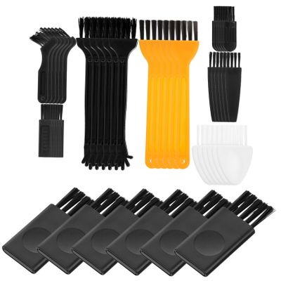 NOLITOY 48pcs Cleaning Brush for Dust and Gap Removal Ergonomic Design for Keyboards Carvings and Razor Maintenance Lightweight and Portable Cleaning Tools