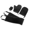 Hoement Self Tanning Mitt Kit Luxurious Soft Gloves for Even Lotion Application Convenient Back Applicator Tool Stylish Black Design for Safe Sunless Tanning view 1