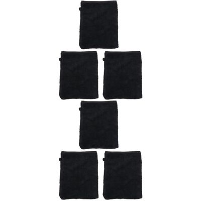 Ipetboom 6pcs Makeup Gloves Ultra-fine Facial Cleaning Mitts for Deep Cleansing Portable Shower Gloves for Skin Types for Travel and Daily Use