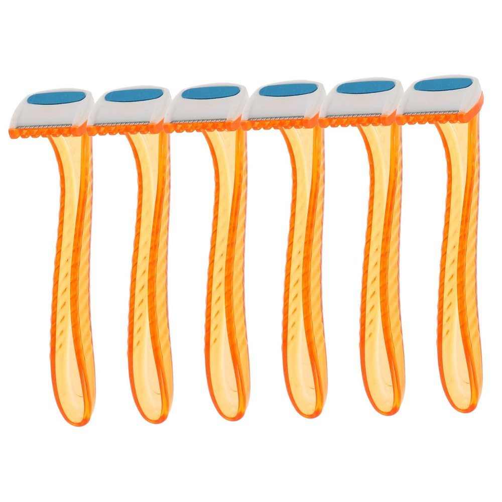 NOLITOY 6pcs Women's Body Hair Razor for Underarm and Bikini and Portable Shaver for Intimate Areas to Use