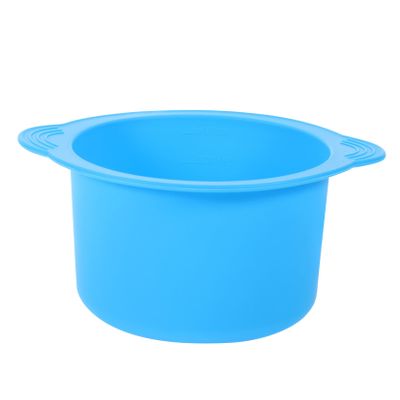 FOMIYES 400ml Wax Warmer Bowl for Hair Removal Silicone Wax Warmer Liner High-temperature Resistant Easy to Clean Beauty Mask Mixing Bowl -saving