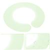 Baluue Breakage Silicone Pad Hair Cutting Collar Barber Neck Strip for Cutting Hair view 3