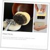 Baluue 2pcs Handheld Beard Grooming Brush Multi-functional Hair Styling Cleaning Tool for Men for Removing Excess Hair and Reducing Itch for Salon and Home Use view 3