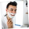 NOLITOY 4pcs Stainless Steel Razor Bamboo Handle Manual Shaver for Men Beard Trimmer Mustache Trimmer Old Style Hair Clipper view 4