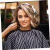 Baluue Barber Cape Hairdresser Cape Haircut Neck Duster Brush Barber Supplies Striped view 3