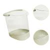 OIIBWQ Foot Soaking Tub, Foot Bath Basin, Foot Bath Basin for Massage, Pedicure, Relaxing Foot Soaking, Yellow no lid view 2