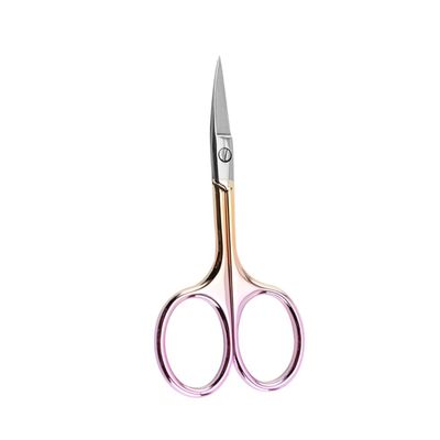 Ipetboom 4pcs Stainless Steel Colorful Beard and Mustache Trimming Scissors for Men Durable Shears for Diy Grooming at Home Barber Shops Random Colors