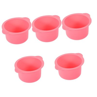 Beatifufu 5pcs Silicone Wax Warmer Bowl Replacement for Wax Melt Warmers Hair Removal