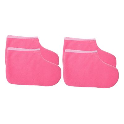 HONMEET 2pairs Paraffin Wax Therapy Foot Cover Insulated Wax Treatment Booties for Foot Care for Spa Massage and Home Use Comfortable and Easy to Use