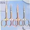 Ipetboom 8pcs Men Hair Scissors Beard Trimmer Shears Mustache Scissors Stainless Steel Professional Barber Random Color view 2