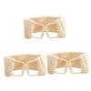 Beatifufu 3pcs Double-Sided Exfoliator Bath Towel Back Scrubber for Cleaning Material for Daily Exfoliation Care Bathroom Hotel view 1